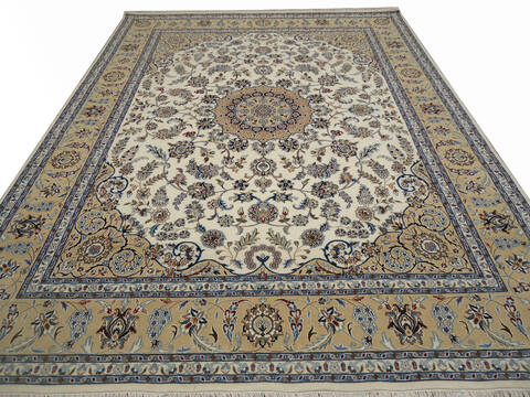 Nain Beige Hand Knotted 66 X 99 Area Rug 902-136761 Image 1