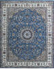 Nain Blue Hand Knotted 40 X 60  Area Rug 902-136765 Thumb 0