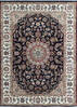 Nain Blue Hand Knotted 66 X 99  Area Rug 902-136771 Thumb 0