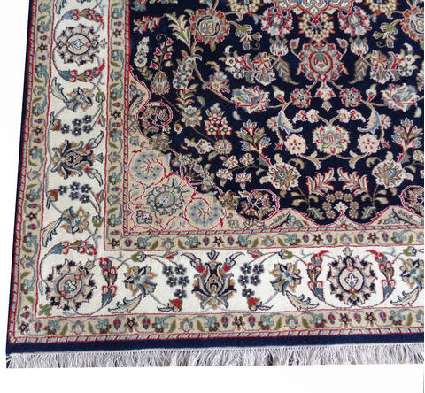 Nain Blue Hand Knotted 56 X 80 Area Rug 902-136772 Image 1