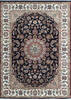 Nain Blue Hand Knotted 56 X 80 Area Rug 902-136772 Thumb 0