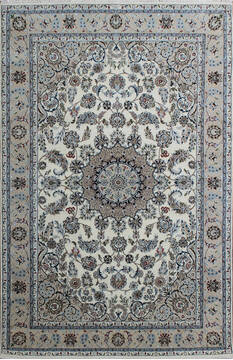 Nain Beige Hand Knotted 8'0" X 10'0"  Area Rug 902-136774