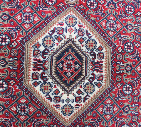 Mahi Red Round Hand Knotted 210 X 210 Area Rug 902-136783 Image 1
