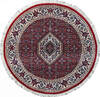 Mahi Red Round Hand Knotted 210 X 210 Area Rug 902-136783 Thumb 0