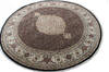 Mahi Black Round Hand Knotted 510 X 510  Area Rug 902-136784 Thumb 2