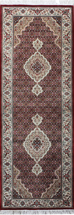 Mahi Red Runner Hand Knotted 25 X 80 Area Rug 902-136786 Image 0