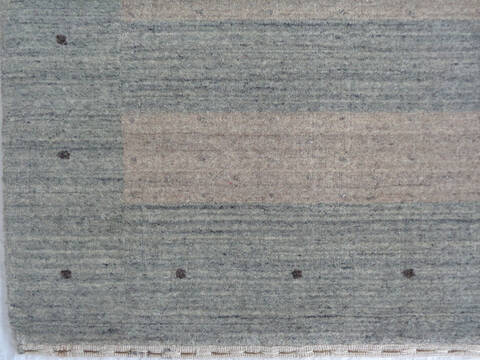 Gabbeh Grey Hand Loom Woven 46 X 66 Area Rug 902-136809 Image 1