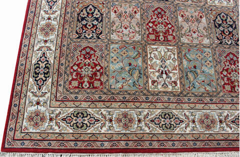 Bakhtiar Multicolor Hand Knotted 55 X 80 Area Rug 902-136811 Image 2