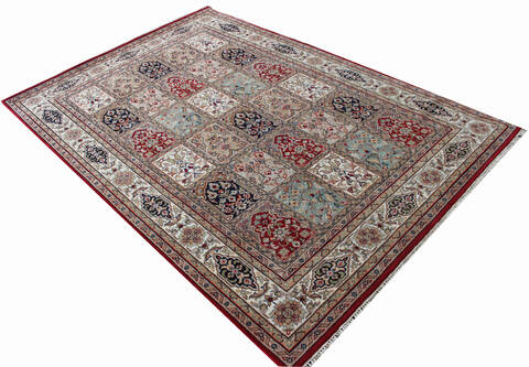 Bakhtiar Multicolor Hand Knotted 55 X 80 Area Rug 902-136811 Image 3