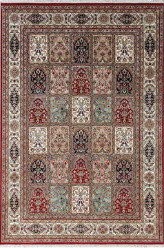 Bakhtiar Multicolor Hand Knotted 5'5" X 8'0"  Area Rug 902-136811