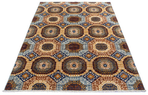 Chobi Brown Hand Knotted 410 X 68 Area Rug 700-136928 Image 1