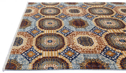 Chobi Brown Hand Knotted 410 X 68 Area Rug 700-136928 Image 4