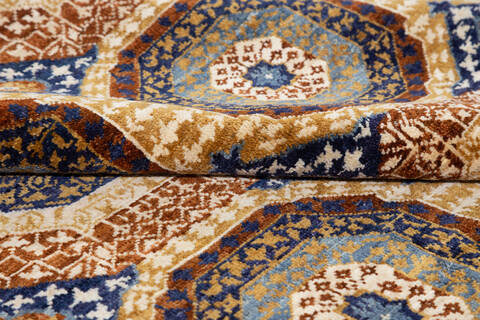 Chobi Brown Hand Knotted 410 X 68 Area Rug 700-136928 Image 6