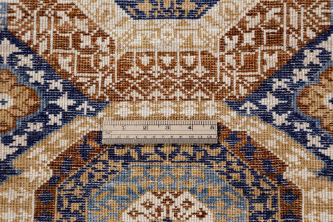 Chobi Brown Hand Knotted 410 X 68 Area Rug 700-136928 Image 7