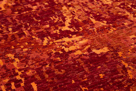 Modern Red Hand Knotted 59 X 79 Area Rug 700-136930 Image 4