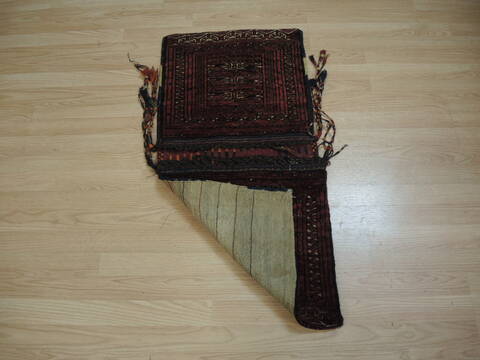 Baluch Red Hand Knotted 17 X 35 Area Rug 100-136982 Image 3