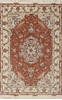 Tabriz Red Hand Knotted 33 X 52  Area Rug 254-136993 Thumb 0