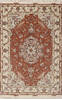 Tabriz Red Hand Knotted 33 X 52 Area Rug 254-136993 Thumb 0
