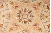 Tabriz Beige Hand Knotted 83 X 117 Area Rug 254-136997 Thumb 4