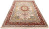 Tabriz Beige Hand Knotted 66 X 102  Area Rug 254-136999 Thumb 2