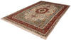 Tabriz Beige Hand Knotted 66 X 102  Area Rug 254-136999 Thumb 6