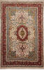 Tabriz Beige Hand Knotted 66 X 102 Area Rug 254-136999 Thumb 0