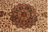 Tabriz Beige Hand Knotted 100 X 1310 Area Rug 254-137000 Thumb 3