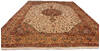 Tabriz Beige Hand Knotted 100 X 1310 Area Rug 254-137000 Thumb 7