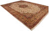 Tabriz Beige Hand Knotted 100 X 1310 Area Rug 254-137000 Thumb 8