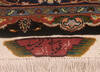 Tabriz Black Hand Knotted 82 X 113  Area Rug 254-137008 Thumb 3