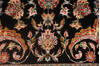 Tabriz Black Hand Knotted 82 X 113  Area Rug 254-137008 Thumb 4