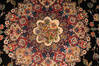 Tabriz Black Hand Knotted 82 X 113  Area Rug 254-137008 Thumb 5