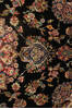 Tabriz Black Hand Knotted 82 X 113  Area Rug 254-137008 Thumb 6
