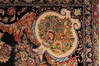 Tabriz Black Hand Knotted 82 X 113  Area Rug 254-137008 Thumb 7