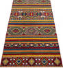 Kazak Multicolor Runner Hand Knotted 28 X 159  Area Rug 700-137046 Thumb 2