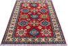 Kazak Red Hand Knotted 41 X 54  Area Rug 700-137048 Thumb 1