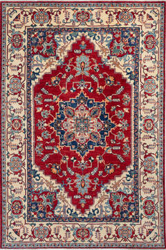 Kazak Red Hand Knotted 6'6" X 9'8"  Area Rug 700-137054