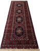 Khan Mohammadi Red Runner Hand Knotted 29 X 99  Area Rug 700-137060 Thumb 1