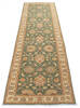Chobi Green Runner Hand Knotted 29 X 97 Area Rug 700-137069 Thumb 1