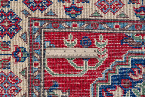Kazak Red Runner Hand Knotted 29 X 81 Area Rug 700-137073 Image 5