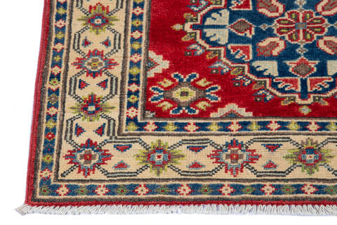 Kazak Red Runner Hand Knotted 29 X 811 Area Rug 700-137076 Image 3
