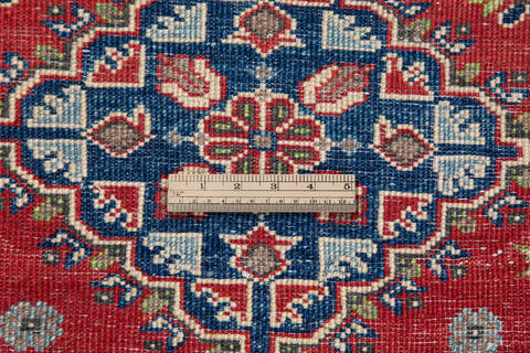 Kazak Red Runner Hand Knotted 29 X 811 Area Rug 700-137076 Image 4