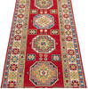 Kazak Red Runner Hand Knotted 29 X 100 Area Rug 700-137078 Thumb 2