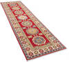 Kazak Red Runner Hand Knotted 29 X 100  Area Rug 700-137078 Thumb 3