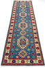 Kazak Blue Runner Hand Knotted 27 X 98 Area Rug 700-137079 Thumb 1
