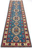 Kazak Blue Runner Hand Knotted 27 X 98  Area Rug 700-137079 Thumb 1