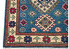 Kazak Blue Runner Hand Knotted 27 X 98  Area Rug 700-137079 Thumb 4