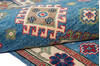 Kazak Blue Runner Hand Knotted 27 X 98 Area Rug 700-137079 Thumb 5