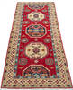 Kazak Red Runner Hand Knotted 28 X 68  Area Rug 700-137080 Thumb 1