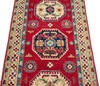 Kazak Red Runner Hand Knotted 28 X 68  Area Rug 700-137080 Thumb 3